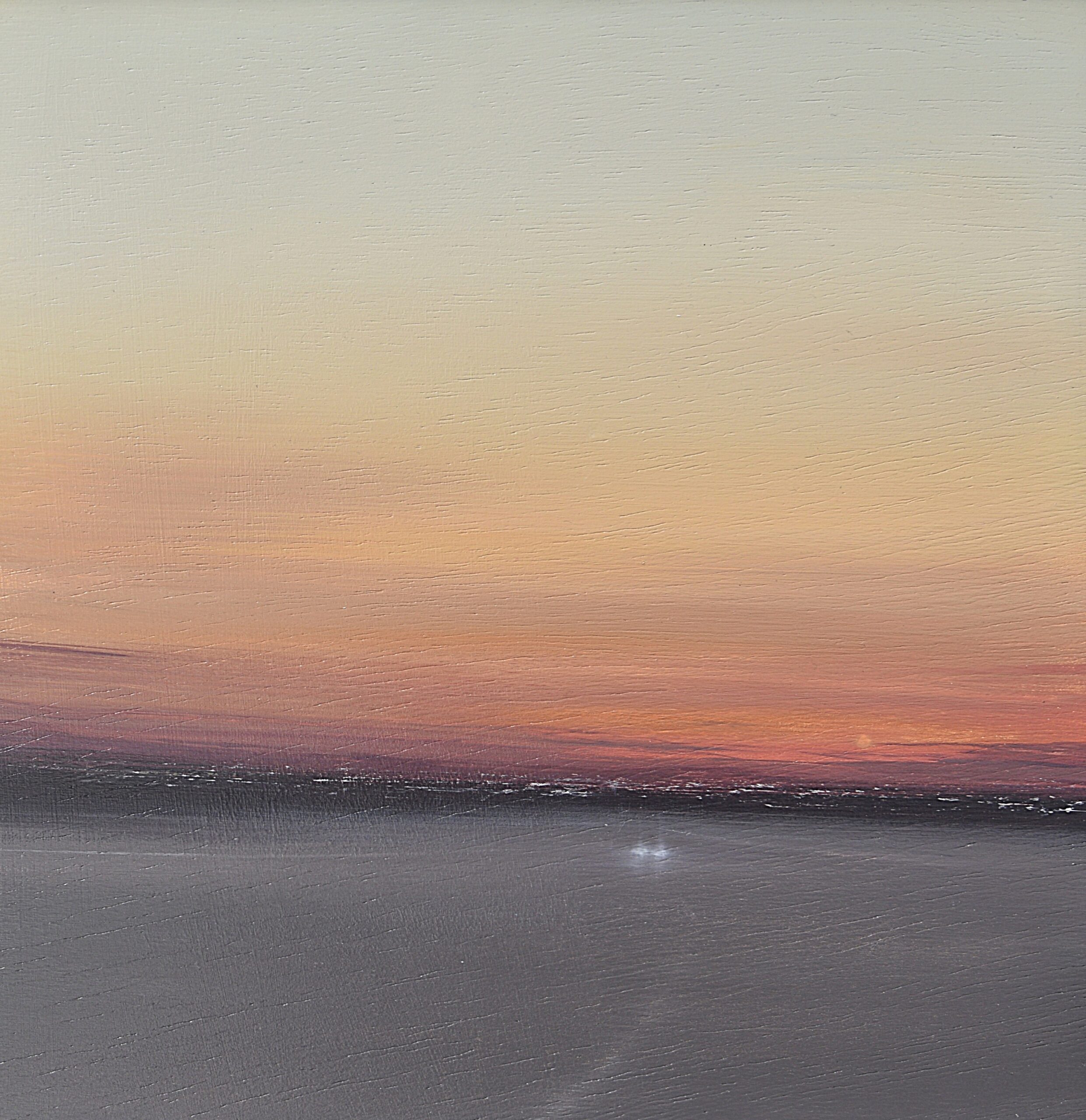 DIEGO BENÉITEZ, El día, 30x30 cm, mixta sobre tabla